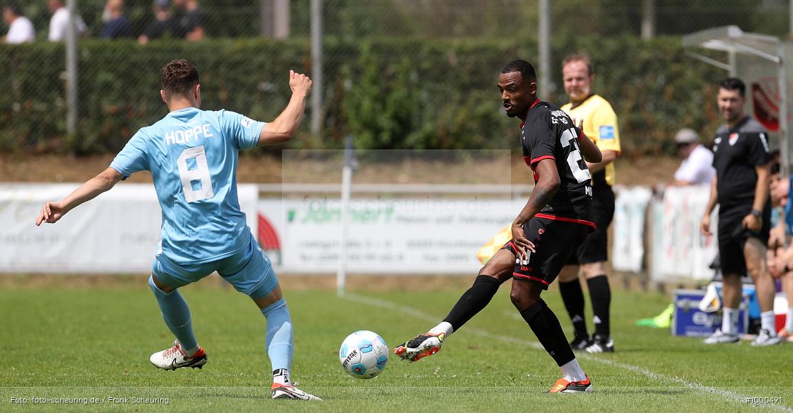 SPO, viertklassig, vierthöchste Spielklasse, Voetbal, Teamsport, Sport, Soccer, Saison 2024 2025, Profifußball, Männer, Mannschaftssport, Heimstetten, Le Football, Herren, Germany, GER, Fußball, Futbol, Fussball, Fotball, Viertklassigkeit, Vierte Liga, Deutschland, DFB, DEU, ATS Sportpark Heimstetten, Calcio, Regionalliga, Regionalliga Bayern, 2024/25, 1. Spieltag - Bild-ID: 1000491