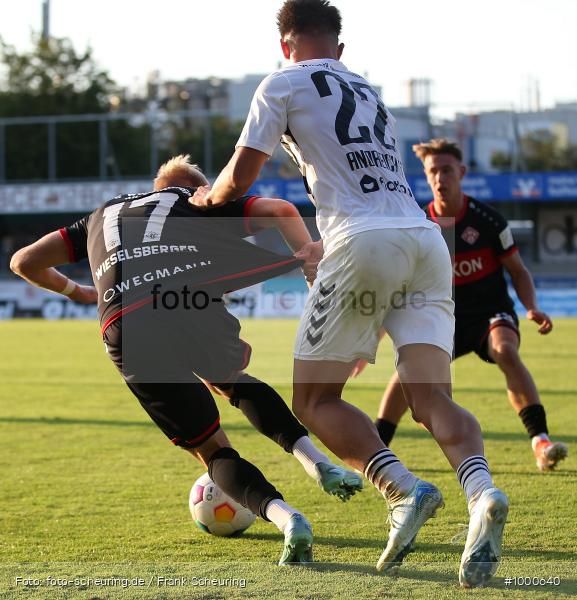 SPO, viertklassig, vierthöchste Spielklasse, Voetbal, Teamsport, Sport, Soccer, Saison 2024 2025, Profifußball, Männer, Mannschaftssport, Burghausen, Le Football, Herren, Germany, GER, Fußball, Futbol, Fussball, Fotball, Viertklassigkeit, Vierte Liga, Deutschland, DFB, DEU, Wacker-Arena, Calcio, Regionalliga, Regionalliga Bayern, 2024/25, 3. Spieltag - Bild-ID: 1000640