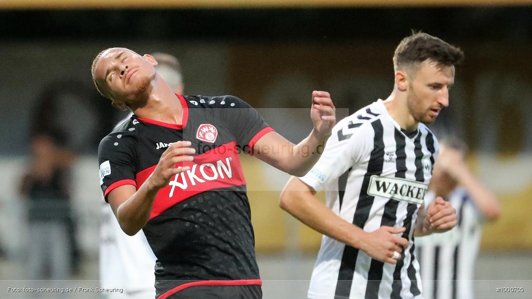 SPO, viertklassig, vierthöchste Spielklasse, Voetbal, Teamsport, Sport, Soccer, Saison 2024 2025, Profifußball, Männer, Mannschaftssport, Burghausen, Le Football, Herren, Germany, GER, Fußball, Futbol, Fussball, Fotball, Viertklassigkeit, Vierte Liga, Deutschland, DFB, DEU, Wacker-Arena, Calcio, Regionalliga, Regionalliga Bayern, 2024/25, 3. Spieltag - Bild-ID: 1000705