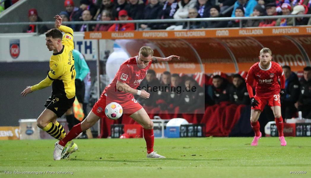 oberste Spielklasse, höchste Liga, Voetbal, Teamsport, Sportclub, Sport-Club, Sport, Soccer, Heidenheim, Saison 2023 2024, Profifußball, Voith-Arena, Männer, Mannschaftssport, Le Football, Herren, Germany, GER, Fußball, Futbol, Fussball, Fotball, Erste Liga, Deutschland, DFL, DEU, Calcio, Bundesliga, 2023/24, 1.BL, 20. Spieltag, 1. Bundesliga, 1 BL - Bild-ID: 1000859