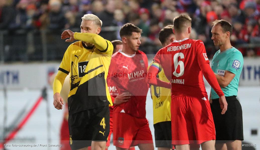oberste Spielklasse, höchste Liga, Voetbal, Teamsport, Sportclub, Sport-Club, Sport, Soccer, Heidenheim, Saison 2023 2024, Profifußball, Voith-Arena, Männer, Mannschaftssport, Le Football, Herren, Germany, GER, Fußball, Futbol, Fussball, Fotball, Erste Liga, Deutschland, DFL, DEU, Calcio, Bundesliga, 2023/24, 1.BL, 20. Spieltag, 1. Bundesliga, 1 BL - Bild-ID: 1000863