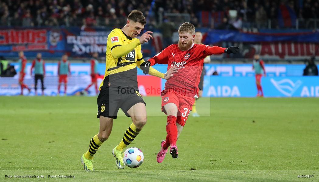 oberste Spielklasse, höchste Liga, Voetbal, Teamsport, Sportclub, Sport-Club, Sport, Soccer, Heidenheim, Saison 2023 2024, Profifußball, Voith-Arena, Männer, Mannschaftssport, Le Football, Herren, Germany, GER, Fußball, Futbol, Fussball, Fotball, Erste Liga, Deutschland, DFL, DEU, Calcio, Bundesliga, 2023/24, 1.BL, 20. Spieltag, 1. Bundesliga, 1 BL - Bild-ID: 1000877