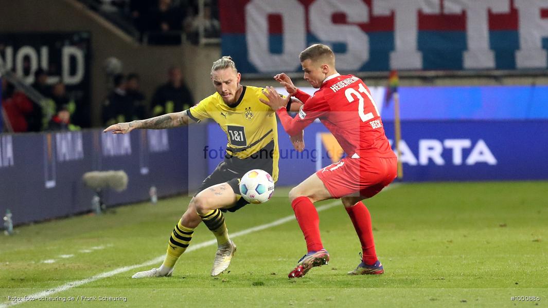 oberste Spielklasse, höchste Liga, Voetbal, Teamsport, Sportclub, Sport-Club, Sport, Soccer, Heidenheim, Saison 2023 2024, Profifußball, Voith-Arena, Männer, Mannschaftssport, Le Football, Herren, Germany, GER, Fußball, Futbol, Fussball, Fotball, Erste Liga, Deutschland, DFL, DEU, Calcio, Bundesliga, 2023/24, 1.BL, 20. Spieltag, 1. Bundesliga, 1 BL - Bild-ID: 1000886