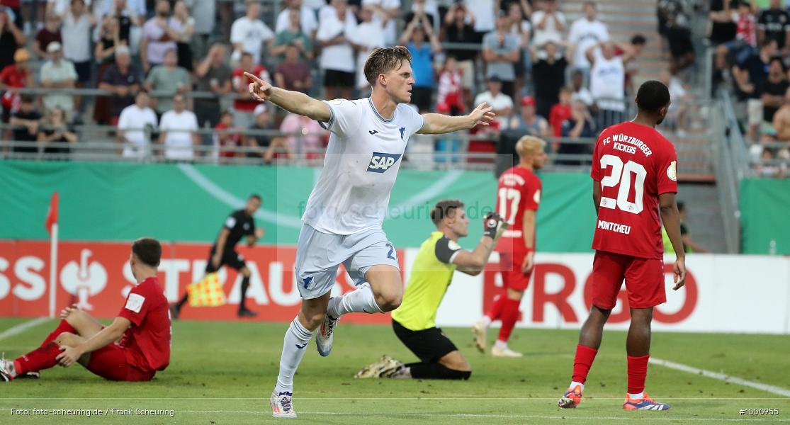 SPO, Voetbal, Turnier, Teamsport, Sport, Soccer, Würzburg, Saison 2024 2025, Profifußball, Pokalwettbewerb, Pokal, Männer, Mannschaftssport, Le Football, Herren, Germany, GER, Fußball, Futbol, Fussball, Fotball, Deutschland, Deutscher Fußball-Bund, DFB-Pokal, DFB, DEU, Calcio, Regionalliga Bayern gegen Bundesligist, AKON ARENA, 2024/25, 1. Runde, 1. Hauptrunde - Bild-ID: 1000955 SPO, Voetbal, Turnier, Teamsport, Sport, Soccer, Würzburg, Saison 2024 2025, Profifußball, Pokalwettbewerb, Pokal, Männer, Mannschaftssport, Le Football, Herren, Germany, GER, Fußball, Futbol, Fussball, Fotball, Deutschland, Deutscher Fußball-Bund, DFB-Pokal, DFB, DEU, Calcio, Regionalliga Bayern gegen Bundesligist, AKON ARENA, 2024/25, 1. Runde, 1. Hauptrunde - Bild-ID: 1000955