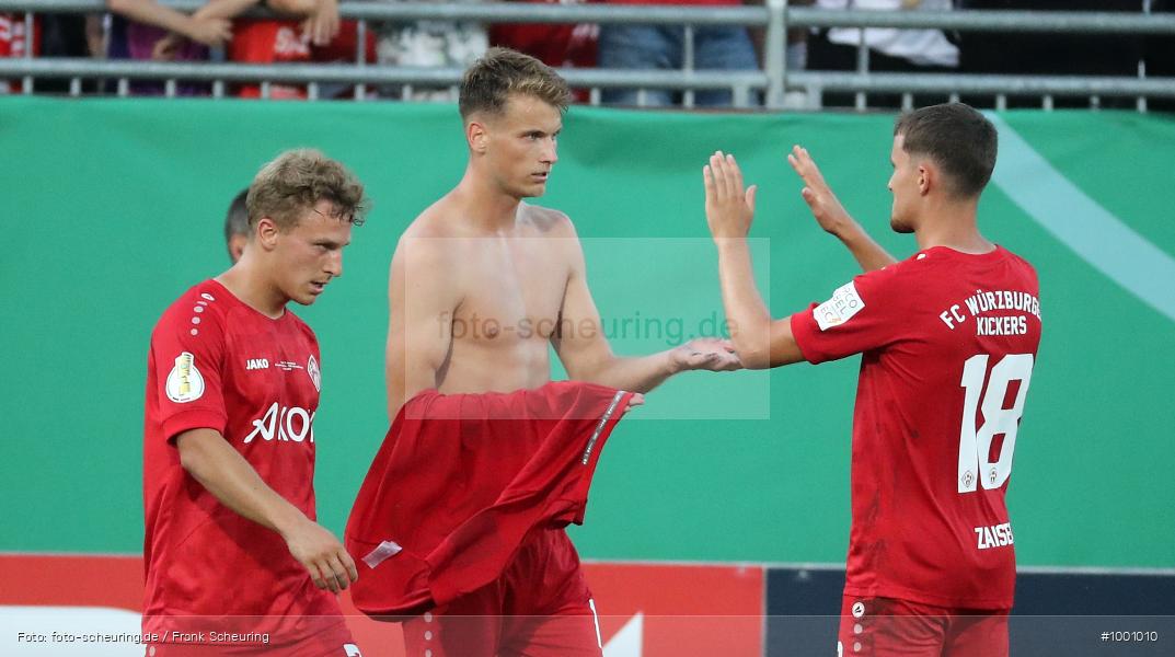 SPO, Voetbal, Turnier, Teamsport, Sport, Soccer, Würzburg, Saison 2024 2025, Profifußball, Pokalwettbewerb, Pokal, Männer, Mannschaftssport, Le Football, Herren, Germany, GER, Fußball, Futbol, Fussball, Fotball, Deutschland, Deutscher Fußball-Bund, DFB-Pokal, DFB, DEU, Calcio, Regionalliga Bayern gegen Bundesligist, AKON ARENA, 2024/25, 1. Runde, 1. Hauptrunde - Bild-ID: 1001010