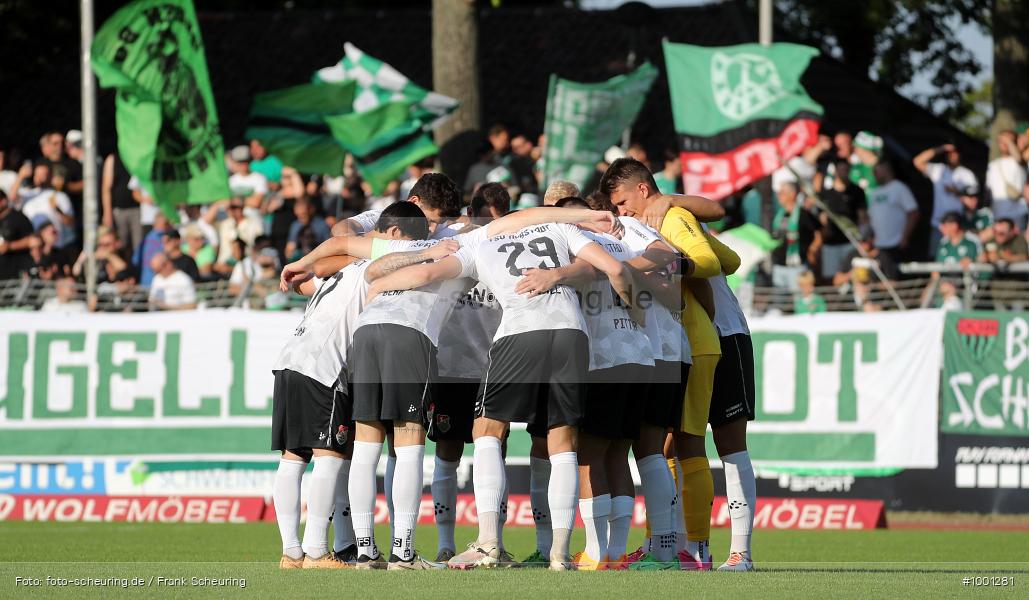 viertklassig, vierthöchste Spielklasse, Voetbal, Teamsport, Sport, Soccer, Saison 2024 2025, Profifußball, Männer, Mannschaftssport, Schweinfurt, Le Football, Herren, Germany, GER, Fußball, Futbol, Fussball, Fotball, Viertklassigkeit, Vierte Liga, Deutschland, DFB, DEU, Sachs Stadion, Calcio, Regionalliga, Regionalliga Bayern, 2024/25, 1. Spieltag - Bild-ID: 1001281