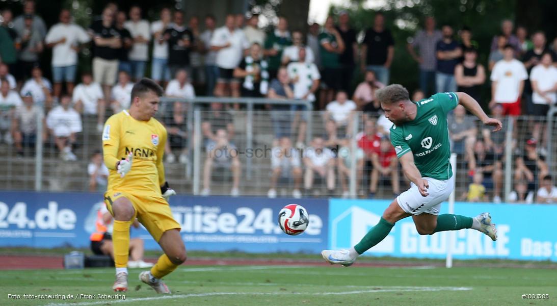 viertklassig, vierthöchste Spielklasse, Voetbal, Teamsport, Sport, Soccer, Saison 2024 2025, Profifußball, Männer, Mannschaftssport, Schweinfurt, Le Football, Herren, Germany, GER, Fußball, Futbol, Fussball, Fotball, Viertklassigkeit, Vierte Liga, Deutschland, DFB, DEU, Sachs Stadion, Calcio, Regionalliga, Regionalliga Bayern, 2024/25, 1. Spieltag - Bild-ID: 1001303