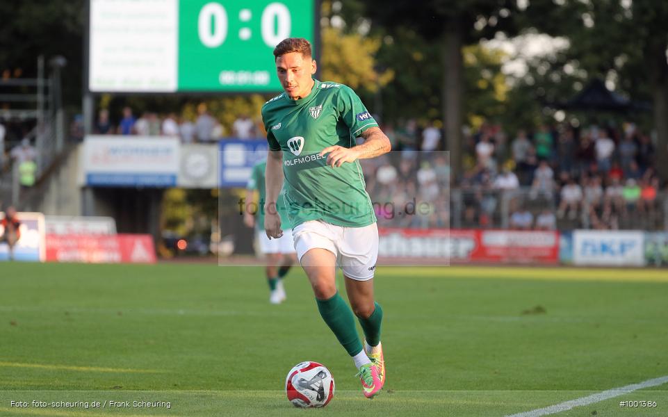 SPO, viertklassig, vierthöchste Spielklasse, Voetbal, Teamsport, Sport, Soccer, Saison 2024 2025, Profifußball, Männer, Mannschaftssport, Schweinfurt, Le Football, Herren, Germany, GER, Fußball, Futbol, Fussball, Fotball, Viertklassigkeit, Vierte Liga, Deutschland, DFB, DEU, Sachs Stadion, Calcio, Regionalliga, Regionalliga Bayern, 2024/25, 1. Spieltag - Bild-ID: 1001386