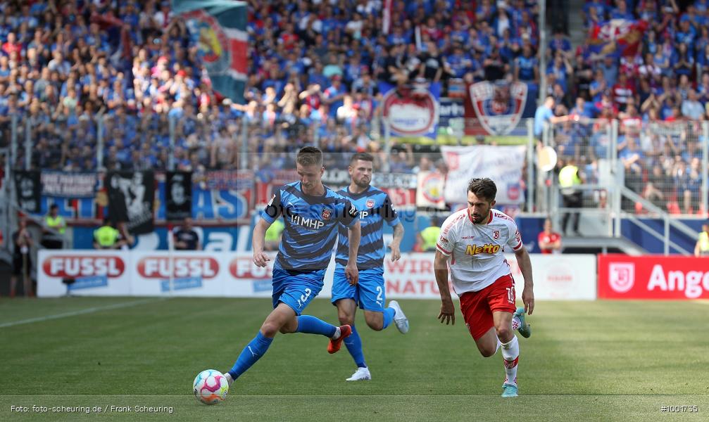 Zweite Liga, Zweite Bundesliga, Voetbal, Teamsport, Sport, Soccer, Regensburg, Saison 2022 2023, Profifußball, Männer, Mannschaftssport, Le Football, Herren, Germany, GER, Fußball, Futbol, Fussball, Fotball, Deutschland, DFL, DEU, Calcio, Jahnstadion, 2022/23, 2. Liga, 2. Fußball-Bundesliga, 2. FBL, 2. Bundesliga, 34. Spieltag, 1.FC, 1 FC Heidenheim 1846, SSV Jahn Regensburg - Bild-ID: 1001735 Zweite Liga, Zweite Bundesliga, Voetbal, Teamsport, Sport, Soccer, Regensburg, Saison 2022 2023, Profifußball, Männer, Mannschaftssport, Le Football, Herren, Germany, GER, Fußball, Futbol, Fussball, Fotball, Deutschland, DFL, DEU, Calcio, Jahnstadion, 2022/23, 2. Liga, 2. Fußball-Bundesliga, 2. FBL, 2. Bundesliga, 34. Spieltag, 1.FC, 1 FC Heidenheim 1846, SSV Jahn Regensburg - Bild-ID: 1001735
