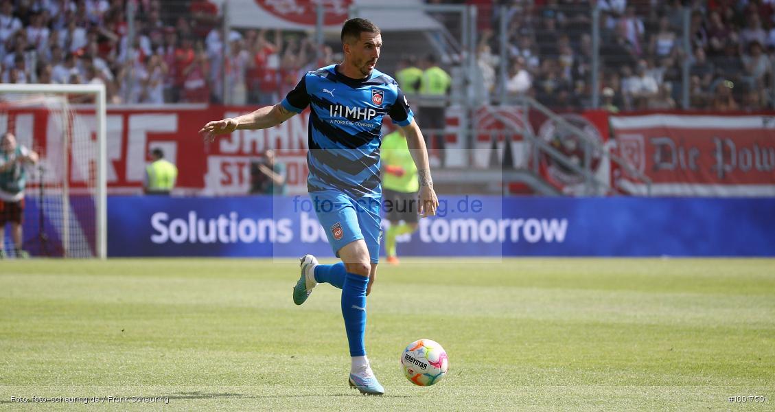 Zweite Liga, Zweite Bundesliga, Voetbal, Teamsport, Sport, Soccer, Regensburg, Saison 2022 2023, Profifußball, Männer, Mannschaftssport, Le Football, Herren, Germany, GER, Fußball, Futbol, Fussball, Fotball, Deutschland, DFL, DEU, Calcio, Jahnstadion, 2022/23, 2. Liga, 2. Fußball-Bundesliga, 2. FBL, 2. Bundesliga, 34. Spieltag, 1.FC, 1 FC Heidenheim 1846, SSV Jahn Regensburg - Bild-ID: 1001750 Zweite Liga, Zweite Bundesliga, Voetbal, Teamsport, Sport, Soccer, Regensburg, Saison 2022 2023, Profifußball, Männer, Mannschaftssport, Le Football, Herren, Germany, GER, Fußball, Futbol, Fussball, Fotball, Deutschland, DFL, DEU, Calcio, Jahnstadion, 2022/23, 2. Liga, 2. Fußball-Bundesliga, 2. FBL, 2. Bundesliga, 34. Spieltag, 1.FC, 1 FC Heidenheim 1846, SSV Jahn Regensburg - Bild-ID: 1001750