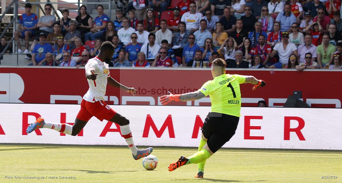 Zweite Liga, Zweite Bundesliga, Voetbal, Teamsport, Sport, Soccer, Regensburg, Saison 2022 2023, Profifußball, Männer, Mannschaftssport, Le Football, Herren, Germany, GER, Fußball, Futbol, Fussball, Fotball, Deutschland, DFL, DEU, Calcio, Jahnstadion, 2022/23, 2. Liga, 2. Fußball-Bundesliga, 2. FBL, 2. Bundesliga, 34. Spieltag, 1.FC, 1 FC Heidenheim 1846, SSV Jahn Regensburg - Bild-ID: 1001759 Zweite Liga, Zweite Bundesliga, Voetbal, Teamsport, Sport, Soccer, Regensburg, Saison 2022 2023, Profifußball, Männer, Mannschaftssport, Le Football, Herren, Germany, GER, Fußball, Futbol, Fussball, Fotball, Deutschland, DFL, DEU, Calcio, Jahnstadion, 2022/23, 2. Liga, 2. Fußball-Bundesliga, 2. FBL, 2. Bundesliga, 34. Spieltag, 1.FC, 1 FC Heidenheim 1846, SSV Jahn Regensburg - Bild-ID: 1001759