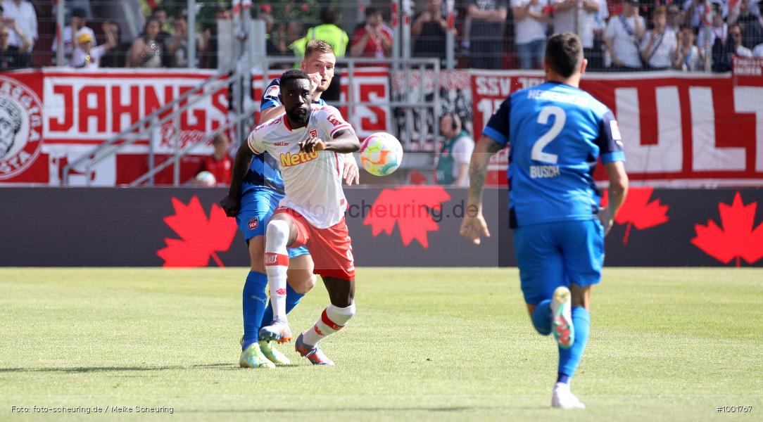 Zweite Liga, Zweite Bundesliga, Voetbal, Teamsport, Sport, Soccer, Regensburg, Saison 2022 2023, Profifußball, Männer, Mannschaftssport, Le Football, Herren, Germany, GER, Fußball, Futbol, Fussball, Fotball, Deutschland, DFL, DEU, Calcio, Jahnstadion, 2022/23, 2. Liga, 2. Fußball-Bundesliga, 2. FBL, 2. Bundesliga, 34. Spieltag, 1.FC, 1 FC Heidenheim 1846, SSV Jahn Regensburg - Bild-ID: 1001767 Zweite Liga, Zweite Bundesliga, Voetbal, Teamsport, Sport, Soccer, Regensburg, Saison 2022 2023, Profifußball, Männer, Mannschaftssport, Le Football, Herren, Germany, GER, Fußball, Futbol, Fussball, Fotball, Deutschland, DFL, DEU, Calcio, Jahnstadion, 2022/23, 2. Liga, 2. Fußball-Bundesliga, 2. FBL, 2. Bundesliga, 34. Spieltag, 1.FC, 1 FC Heidenheim 1846, SSV Jahn Regensburg - Bild-ID: 1001767