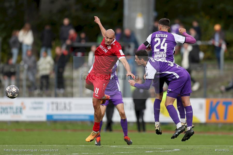 SPO, viertklassig, vierthoechste Spielklasse, Voetbal, Teamsport, Sport, Soccer, Saison 2024 2025, Profifussball, Maenner, Mannschaftssport, Bamberg, Le Football, Herren, Germany, GER, Fussball, Futbol, Fussball, Fotball, Viertklassigkeit, Vierte Liga, Deutschland, DFB, DEU, Fuchs-Park-Stadion, Calcio, Regionalliga, Regionalliga Bayern, 2024/25, 14. Spieltag - Bild-ID: 1001823 SPO, viertklassig, vierthoechste Spielklasse, Voetbal, Teamsport, Sport, Soccer, Saison 2024 2025, Profifussball, Maenner, Mannschaftssport, Bamberg, Le Football, Herren, Germany, GER, Fussball, Futbol, Fussball, Fotball, Viertklassigkeit, Vierte Liga, Deutschland, DFB, DEU, Fuchs-Park-Stadion, Calcio, Regionalliga, Regionalliga Bayern, 2024/25, 14. Spieltag - Bild-ID: 1001823