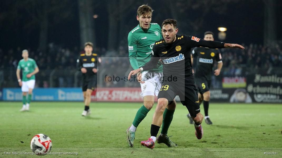 viertklassig, vierthöchste Spielklasse, Voetbal, Teamsport, Sport, Soccer, Saison 2024 2025, Profifußball, Männer, Mannschaftssport, Schweinfurt, Le Football, Herren, Germany, GER, Fußball, Futbol, Fussball, Fotball, Viertklassigkeit, Vierte Liga, Deutschland, DFB, DEU, Sachs Stadion, Calcio, Regionalliga, Regionalliga Bayern, 2024/25, 22. Spieltag - Bild-ID: 1002961 viertklassig, vierthöchste Spielklasse, Voetbal, Teamsport, Sport, Soccer, Saison 2024 2025, Profifußball, Männer, Mannschaftssport, Schweinfurt, Le Football, Herren, Germany, GER, Fußball, Futbol, Fussball, Fotball, Viertklassigkeit, Vierte Liga, Deutschland, DFB, DEU, Sachs Stadion, Calcio, Regionalliga, Regionalliga Bayern, 2024/25, 22. Spieltag - Bild-ID: 1002961
