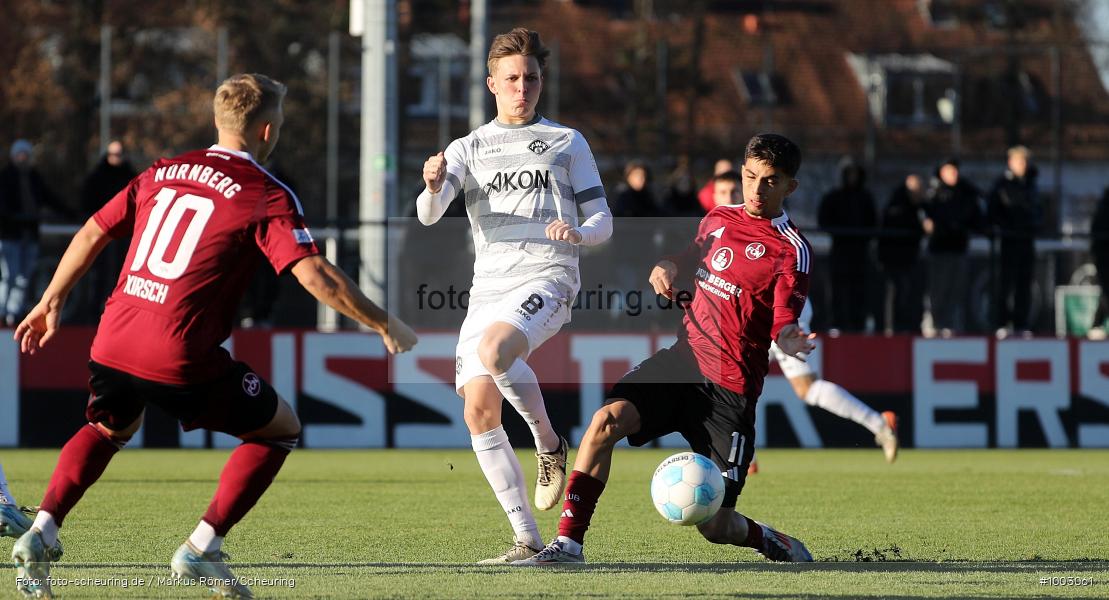 SPO, viertklassig, vierthöchste Spielklasse, Voetbal, Teamsport, Sport, Soccer, Saison 2024 2025, Profifußball, Männer, Mannschaftssport, Nürnberg, Le Football, Herren, Germany, GER, Fußball, Futbol, Fussball, Fotball, Viertklassigkeit, Vierte Liga, Deutschland, DFB, DEU, Sportpark Valznerweiher), Max-Morlock-Platz, Calcio, Regionalliga, Regionalliga Bayern, 2024/25, 30.11.2024, 22. Spieltag - Bild-ID: 1003061 SPO, viertklassig, vierthöchste Spielklasse, Voetbal, Teamsport, Sport, Soccer, Saison 2024 2025, Profifußball, Männer, Mannschaftssport, Nürnberg, Le Football, Herren, Germany, GER, Fußball, Futbol, Fussball, Fotball, Viertklassigkeit, Vierte Liga, Deutschland, DFB, DEU, Sportpark Valznerweiher), Max-Morlock-Platz, Calcio, Regionalliga, Regionalliga Bayern, 2024/25, 30.11.2024, 22. Spieltag - Bild-ID: 1003061