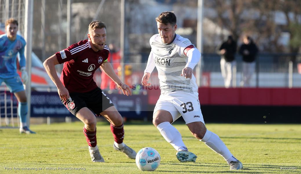 SPO, viertklassig, vierthöchste Spielklasse, Voetbal, Teamsport, Sport, Soccer, Saison 2024 2025, Profifußball, Männer, Mannschaftssport, Nürnberg, Le Football, Herren, Germany, GER, Fußball, Futbol, Fussball, Fotball, Viertklassigkeit, Vierte Liga, Deutschland, DFB, DEU, Sportpark Valznerweiher), Max-Morlock-Platz, Calcio, Regionalliga, Regionalliga Bayern, 2024/25, 30.11.2024, 22. Spieltag - Bild-ID: 1003090 SPO, viertklassig, vierthöchste Spielklasse, Voetbal, Teamsport, Sport, Soccer, Saison 2024 2025, Profifußball, Männer, Mannschaftssport, Nürnberg, Le Football, Herren, Germany, GER, Fußball, Futbol, Fussball, Fotball, Viertklassigkeit, Vierte Liga, Deutschland, DFB, DEU, Sportpark Valznerweiher), Max-Morlock-Platz, Calcio, Regionalliga, Regionalliga Bayern, 2024/25, 30.11.2024, 22. Spieltag - Bild-ID: 1003090