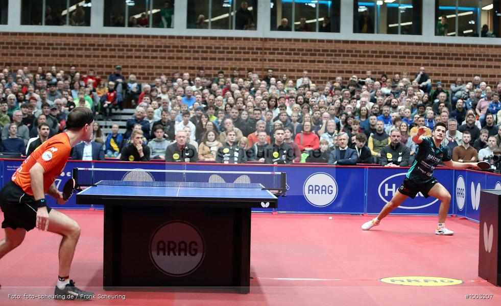 Teamsport, Sport, Saison 2024 2025, tectake ARENA, Männer, Mannschaftssport, Würzburg, Herren, Tischtennis, Germany, Deutschland, TTBL, 2024/25, 15.12.2024, 10. Spieltag, Bundesliga - Bild-ID: 1003207 Teamsport, Sport, Saison 2024 2025, tectake ARENA, Männer, Mannschaftssport, Würzburg, Herren, Tischtennis, Germany, Deutschland, TTBL, 2024/25, 15.12.2024, 10. Spieltag, Bundesliga - Bild-ID: 1003207