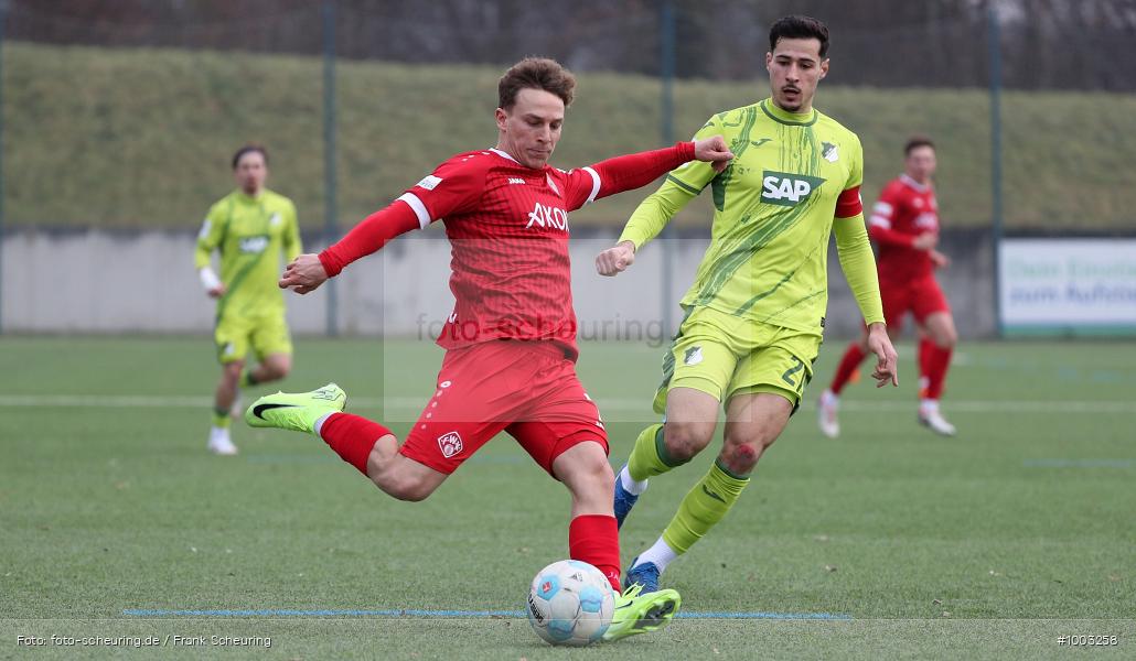 SPO, Voetbal, Sport, Soccer, Saison 2024 2025, Men, Männer, Le Football, Herren, Germany, Fußball, Futbol, Fussball, Fotball, Deutschland, Regionalliga, Amateure, TSG 1899 Hoffenheim, Sinsheim, FC Würzburger Kickers, 22.01.2025, 2025, 2024/25, Regionalliga Bayern, Regionalliga Südwest, Test, Testspiel - Bild-ID: 1003258 SPO, Voetbal, Sport, Soccer, Saison 2024 2025, Men, Männer, Le Football, Herren, Germany, Fußball, Futbol, Fussball, Fotball, Deutschland, Regionalliga, Amateure, TSG 1899 Hoffenheim, Sinsheim, FC Würzburger Kickers, 22.01.2025, 2025, 2024/25, Regionalliga Bayern, Regionalliga Südwest, Test, Testspiel - Bild-ID: 1003258