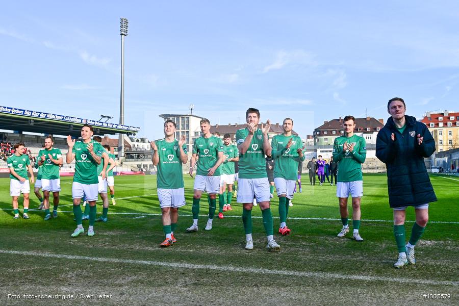 viertklassig, vierthöchste Spielklasse, Voetbal, Teamsport, Sport, Soccer, Saison 2024 2025, Profifußball, Männer, Mannschaftssport, München, Le Football, Herren, Germany, GER, Fußball, Futbol, Fussball, Fotball, Viertklassigkeit, Vierte Liga, Deutschland, DFB, DEU, Stadion an der Grünwalder Straße, Calcio, Regionalliga, Regionalliga Bayern, 2024/25, 22.02.2025, 13. Spieltag - Bild-ID: 1003579