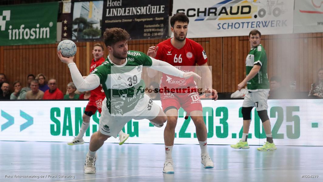 SPO, Teamsport, Sport, Saison 2024 2025, tectake ARENA, Männer, Mannschaftssport, Würzburg, Herren, Handball, Germany, Deutschland, DHB, Staffel Süd, 3.Liga, 2024/25, 15.03.2025, 24. Spieltag, 3. Liga - Bild-ID: 1004299 SPO, Teamsport, Sport, Saison 2024 2025, tectake ARENA, Männer, Mannschaftssport, Würzburg, Herren, Handball, Germany, Deutschland, DHB, Staffel Süd, 3.Liga, 2024/25, 15.03.2025, 24. Spieltag, 3. Liga - Bild-ID: 1004299