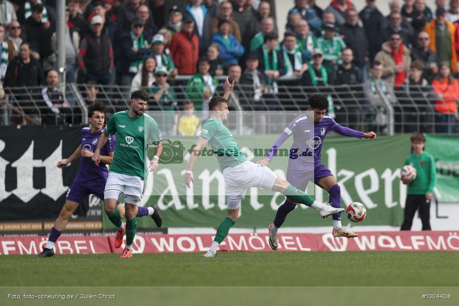 sp2472899, viertklassig, vierthoechste Spielklasse, Voetbal, Teamsport, Sport, Soccer, Saison 2024 2025, Profifussball, Maenner, Mannschaftssport, Le Football, Herren, Germany, GER, Fussball, Futbol, Fussball, Fotball, Viertklassigkeit, Vierte Liga, Deutschland, DFB, DEU, Calcio, Regionalliga, Regionalliga Bayern, 2024/25, TSV Schwaben Augsburg, 1. FC Schweinfurt 1905, Augsburg, Schweinfurt - Bild-ID: 1004408
