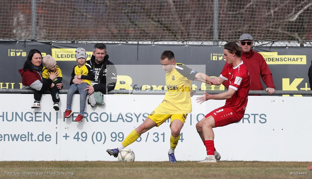 SPO, viertklassig, vierthöchste Spielklasse, Voetbal, Teamsport, Sport, Soccer, Saison 2024 2025, Männer, Mannschaftssport, Cham/Vilzing, Le Football, Herren, Germany, GER, Fußball, Futbol, Fussball, Fotball, Viertklassigkeit, Vierte Liga, Deutschland, DFB, DEU, Manfred-Zollner-Stadion, Calcio, Regionalliga, Regionalliga Bayern, 2024/25, 22.03.2025, 26. Spieltag - Bild-ID: 1004490