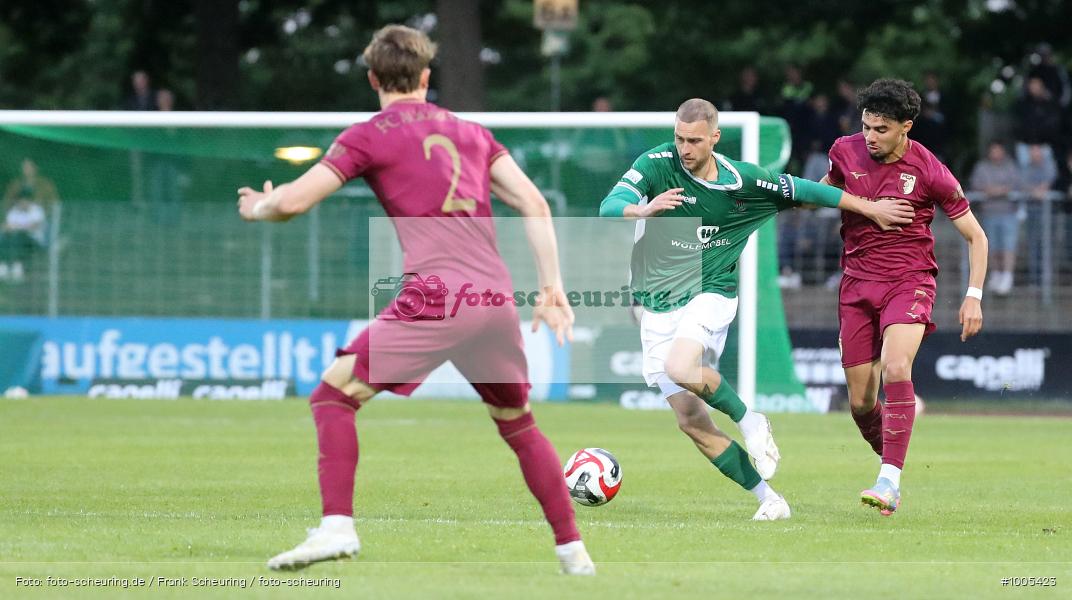 viertklassig, vierthöchste Spielklasse, Voetbal, Teamsport, Sport, Soccer, Saison 2024 2025, Profifußball, Männer, Mannschaftssport, Schweinfurt, Le Football, Herren, Germany, GER, Fußball, Futbol, Fussball, Fotball, Viertklassigkeit, Vierte Liga, Deutschland, DFB, DEU, Sachs-Stadion, Calcio, Regionalliga, Regionalliga Bayern, 2024/25, 16.05.2025, 34. Spieltag - Bild-ID: 1005423