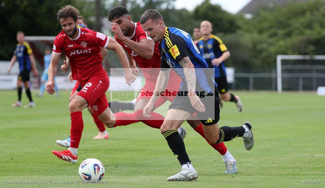 Voetbal, Sport, Soccer, Saison 2025 2026, Men, Männer, Le Football, Herren, Germany, Fußball, Futbol, Fussball, Fotball, Deutschland, Regionalliga, Amateure, Profis, 1. FC Saarbrücken, Ilshofen, FC Würzburger Kickers, 11.07.2025, 2025, 2025/26, 3. Liga, Regionalliga Bayern, Test, Testspiel - Bild-ID: 1005870