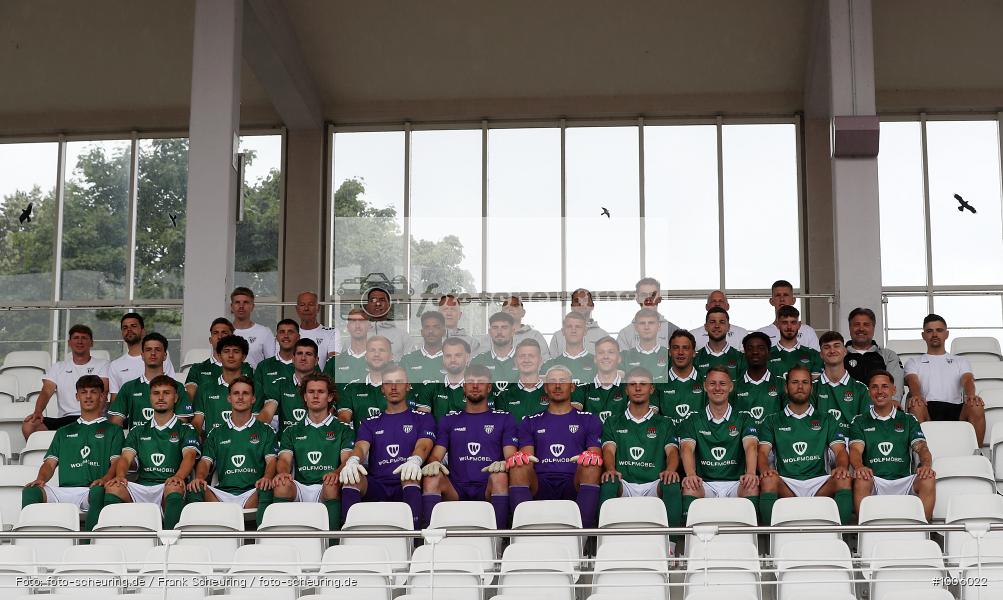 GER, Fußbal, Pressetermin, Präsentation, Vorstellung, Totale, Kader, Squad, Team photoshoot, Mannschaftsfoto, Porträttermin 2025/2026, 3. Liga, 1. FC Schweinfurt 05 - Bild-ID: 1006022