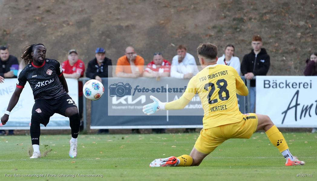 viertklassig, vierthöchste Spielklasse, Voetbal, Teamsport, Sport, Soccer, Saison 2025 2026, Profifußball, Männer, Mannschaftssport, Aubstadt, Le Football, Herren, Germany, GER, Fußball, Futbol, Fussball, Fotball, Viertklassigkeit, Vierte Liga, Deutschland, DFB, DEU, NGN-Arena, Calcio, Regionalliga, Regionalliga Bayern, 2025/26, 22.08.2025, 5. Spieltag - Bild-ID: 1007162