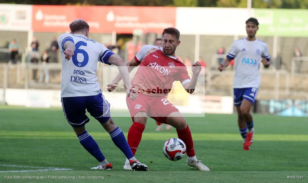 CT, viertklassig, vierthöchste Spielklasse, Voetbal, Teamsport, Sport, Soccer, Saison 2025 2026, Profifußball, Männer, Mannschaftssport, Aschaffenburg, Le Football, Herren, Germany, GER, Fußball, Futbol, Fussball, Fotball, Viertklassigkeit, Vierte Liga, Deutschland, DFB, DEU, Stadion am Schönbusch, Calcio, Regionalliga, Regionalliga Bayern, 2025/26, 05.09.2025, 7. Spieltag - Bild-ID: 1007531 CT, viertklassig, vierthöchste Spielklasse, Voetbal, Teamsport, Sport, Soccer, Saison 2025 2026, Profifußball, Männer, Mannschaftssport, Aschaffenburg, Le Football, Herren, Germany, GER, Fußball, Futbol, Fussball, Fotball, Viertklassigkeit, Vierte Liga, Deutschland, DFB, DEU, Stadion am Schönbusch, Calcio, Regionalliga, Regionalliga Bayern, 2025/26, 05.09.2025, 7. Spieltag - Bild-ID: 1007531