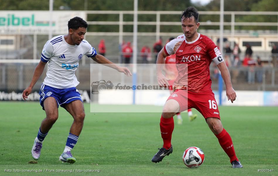 CT, viertklassig, vierthöchste Spielklasse, Voetbal, Teamsport, Sport, Soccer, Saison 2025 2026, Profifußball, Männer, Mannschaftssport, Aschaffenburg, Le Football, Herren, Germany, GER, Fußball, Futbol, Fussball, Fotball, Viertklassigkeit, Vierte Liga, Deutschland, DFB, DEU, Stadion am Schönbusch, Calcio, Regionalliga, Regionalliga Bayern, 2025/26, 05.09.2025, 7. Spieltag - Bild-ID: 1007547