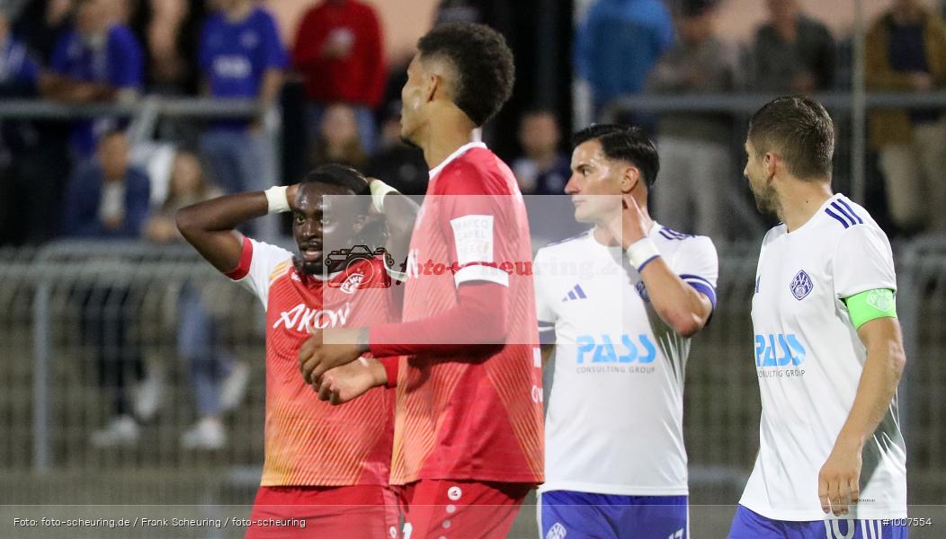 CT, viertklassig, vierthöchste Spielklasse, Voetbal, Teamsport, Sport, Soccer, Saison 2025 2026, Profifußball, Männer, Mannschaftssport, Aschaffenburg, Le Football, Herren, Germany, GER, Fußball, Futbol, Fussball, Fotball, Viertklassigkeit, Vierte Liga, Deutschland, DFB, DEU, Stadion am Schönbusch, Calcio, Regionalliga, Regionalliga Bayern, 2025/26, 05.09.2025, 7. Spieltag - Bild-ID: 1007554